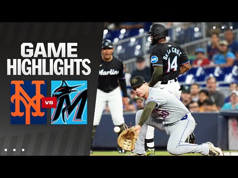 Mets vs. Marlins Game Highlights (5/17/24) 