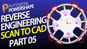 Autodesk Powershape Reverse Engineering Tutorial # 05 | Delcam Powershape 2020 Tutorial