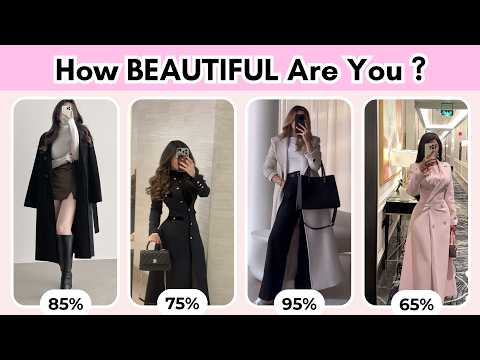 What Is Your BEAUTY Percentage ✨🌸 How Beautiful Are You ?| Aesthetic Personality Quiz |@psyfloral