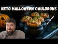 Delicious Cottage Cheese Keto Halloween Cauldron Snacks | Fast & Easy Recipe