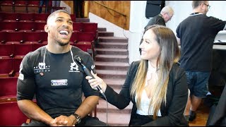 JOSHUA ON HEARN "NO 50/50 SPLIT" TALK WITH WILDER “DON’T WORRY CHAMP!"/LAUGHS AT HIS FEAR OF SHEEP!