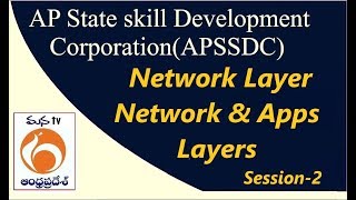 APSSDC |  Network Layer/Network & Apps Layers |  Session - 2 | Mana Tv Live