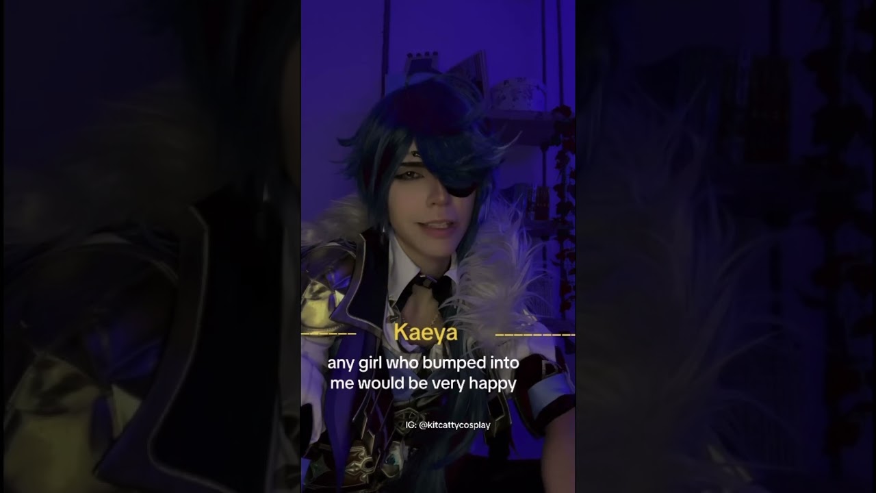 How cocky #cosplay #genshinimpact #genshinimpactcosplay #kaeya #kaeyaalberich #kaeyagenshinimpact