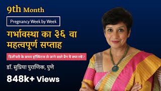 गर्भावस्था का ३६ वा सप्ताह | pregnancy week by week | Hospital Bag Checklist | Dr. Supriya Puranik