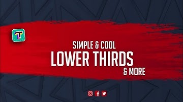 How to make lower third animated|| social media lower third || in android || Kanchupadu || Telugu