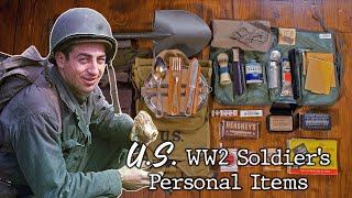 American WW2 Soldier's Personal Items