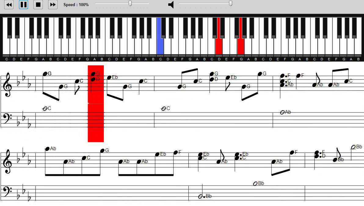 John Legend - All Of Me Piano Tutorial with on screen sheet music - YouTube