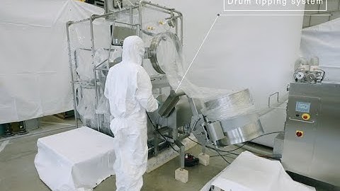 Drum Tipping System Designed by ILC Dover