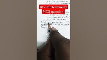BTSC lab technician MCQ question #NHM #Aiims cre # icmr #lab  # lab technologist #Easy to lab tech