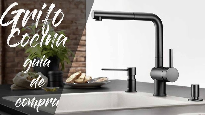 Monomando Fregadero Cocina Hamburgo Grifo Baño, Grifo Encimera, Grifo  Cocina, Grifo Mezclador. Cartucho Ceramico Ø 35