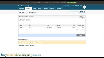 How To Amend An Invoice In Xero