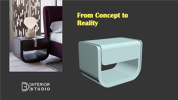 Sidetable 3D Modeling in 3ds Max | Furniture Design Tutorial for Beginners @3dinteriorstudio