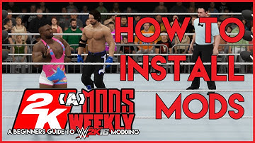 WWE 2K16 - How To Install Mods Tutorial For Beginners