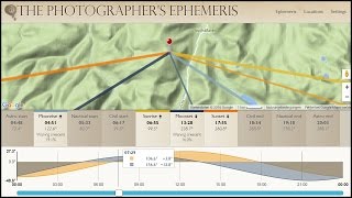 The Photographer's Ephemeris Tutorial - Amazing & Free Landscape Photography Planning Tool !! screenshot 5