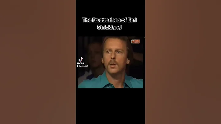 The Frustrations of Earl Strickland 😅 #efrenbatareyes #billiards #efrenreyesbestshot