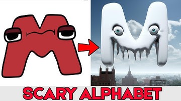 Alphabet Lore Scary Edition | The realistic photo | Part 2