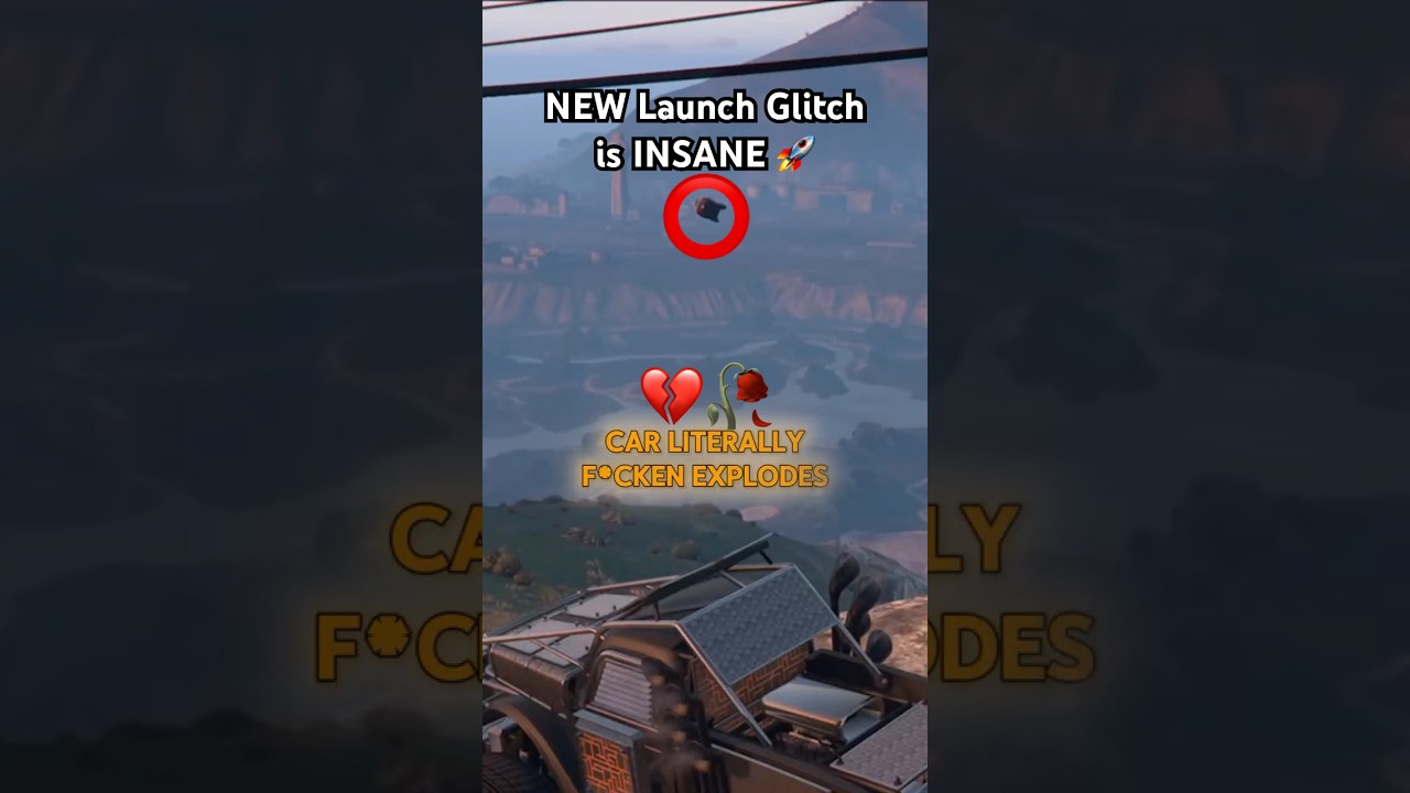 NEW Launch Glitch is INSANE 🚀 #gta