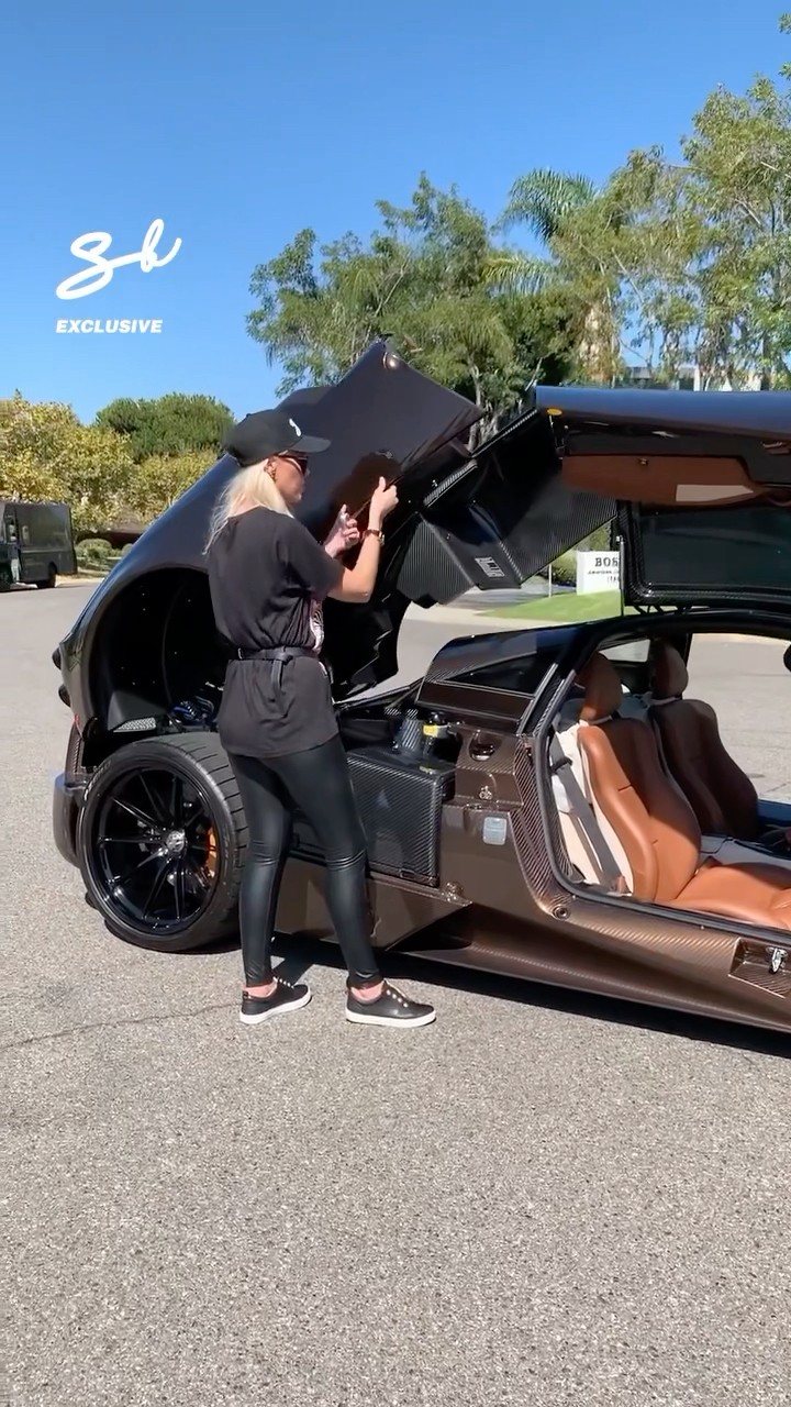 Pagani went and dripped out head-to-toe in Hermes! ? #pagani #hermes #supercars