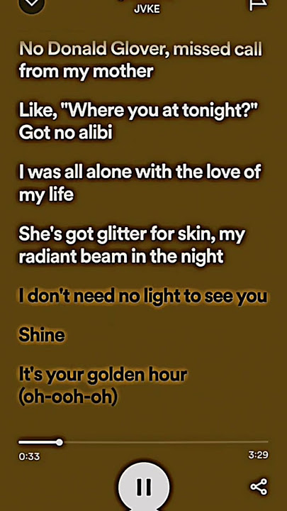 Golden hour - JVKE (sped up) #lovesongs #spedupaudios #jvkegoldenhour