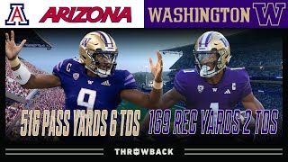 Penix & Odunze DOMINATE! (Arizona vs. Washington 2022, October 15) by NFL Throwback 14,405 views 10 days ago 15 minutes