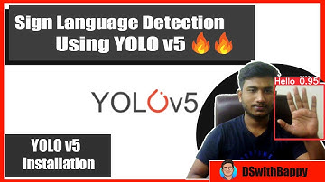 YOLO v5 Installation | Sign Language Detection | YOLO v5 | Computer Vision