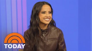Watch Becky G answer 8 Questions Before 8 AM