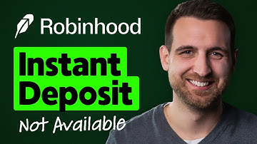 How to Fix Instant Deposit Not Available on Robinhood