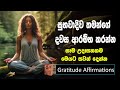 Daily gratitude affirmations  positive affirmation for successful life  21 days  sinhala