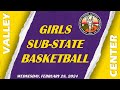 Valley center vs salina south girls basketball substate  wednesday february 28 2024