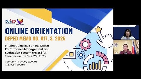 Performance Management and Evaluation System (PMES) | Orientation