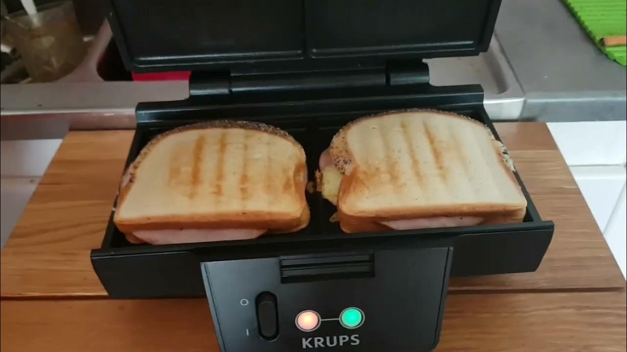 Unboxing and testing Krups sandwich maker FDK4 YouTube