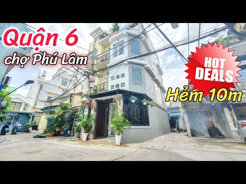 Video Quận 6 | Nhà bán ngay chợ Phú Lâm mới đẹp 4 Phòng Ngủ... - youtube
