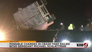 Semi truck driver could face charges for deadly BCSO sergeant crash