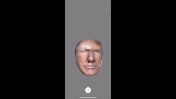 First Test iPhone X Animoji (singing Trump)