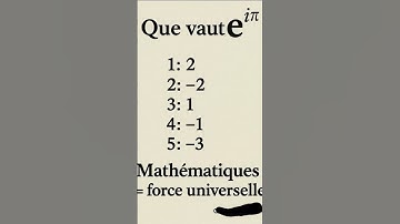 qcm n°1 sur les nombres complexes