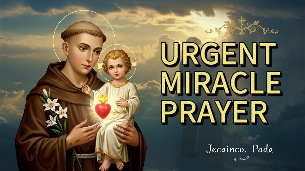 URGENT MIRACLE PRAYER TO ST. ANTHONY OF PADUA | IT WORKS FAST