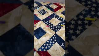 How to pin baste a quilt.