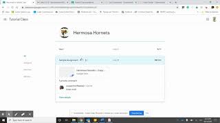 Google Classroom: Returned Assignments
