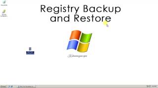 How to backup Registry and Restore windows server 2003