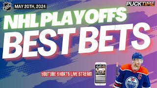 NHL Playoff Best Bets Today | Props &amp; Predictions + Game 7 | May 20th