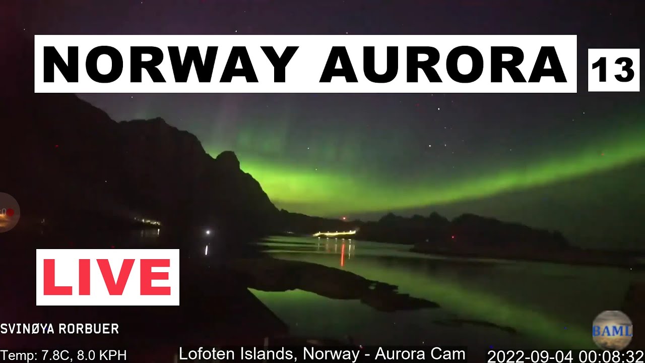 Lofoten, Norway Live Aurora Cam 13