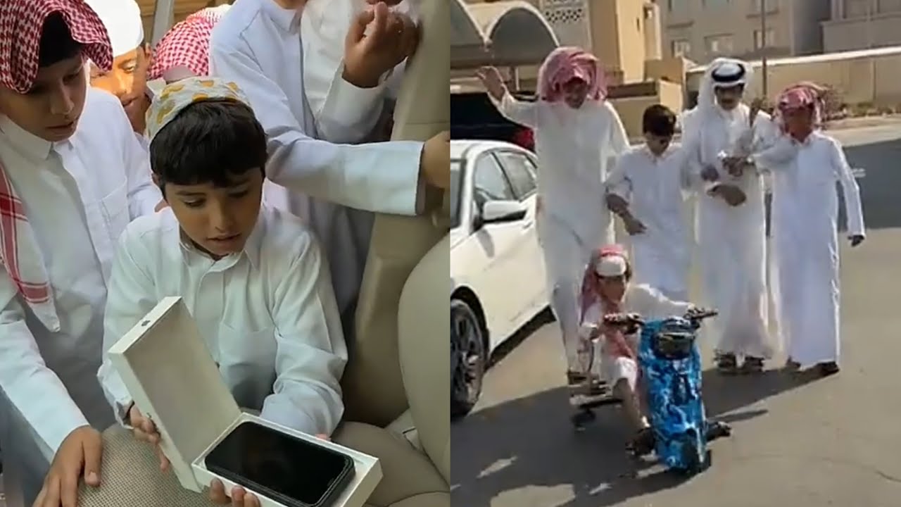 قزيع حصل ايفون 17 الجديد والشباب فرحانين اكثر منه 😂 #فراج_قزيع_السهلي سنابات فراج قزيع السهلي