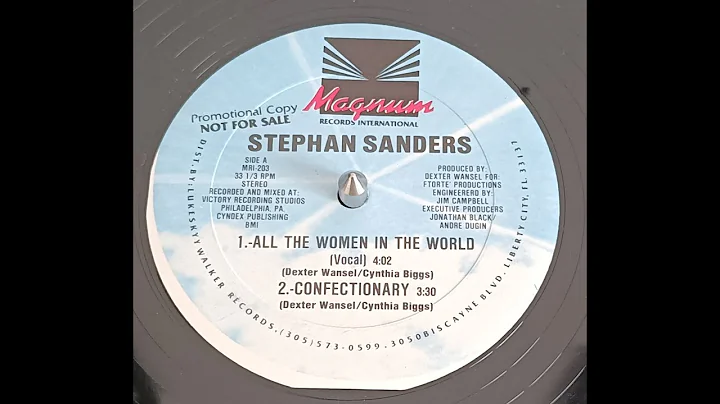 Stephan Sanders - All The Women In The World 1987 HQ