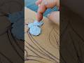 Painting using paper pulp 😱 #shorts #artist_sakshi9 #viral #youtubeshorts