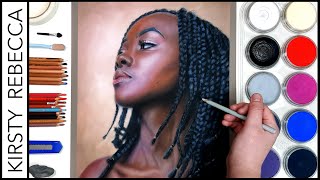 The BEST Techniques for Drawing DARKER Skin Tones! // These tips will CHANGE Your Art!