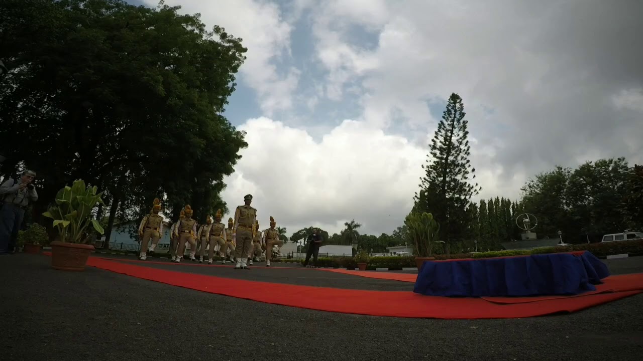 Chairman-Atomic Energy Commission (AEC), Government of India received Guard of Honour at Anumala