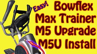 Bowflex Max Trainer M5 to M5U Upgrade Kit Installation How to Upgrade Bowflex MaxTrainer M5 JRNY App