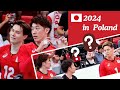 楽しそうな試合前🇯🇵ウォームアップ/いつもと違うスタメンコール/石川祐希キャプテン/パリ五輪前 in ポーランド