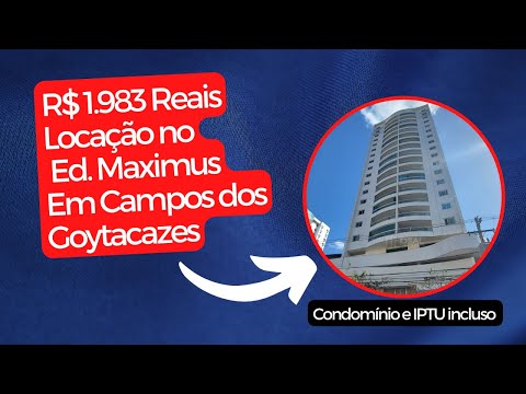 Vídeo do imóvel — Edifício Maximus  -  Campos dos Goytacazes