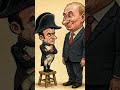 PETIT MACRON VS POUTINE 🤣🤣 #shorts #humour #caricature #macron #viral #actu #poutine